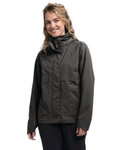 Schöffel Ganzjahresjacke Bellagio L (2.5-Lagen, wasserdicht, hohe Atmungsaktivität) asphaltgrau Damen