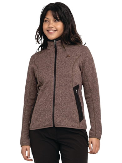 Schöffel Fleece Jacket Hiking Circ Style Yew (warm, high moisture transport) dark pink ladies