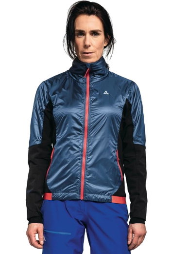 Schöffel Hybridjacke Cima Mede (optimalen Tragekomfort, wasserabweisend) dunkelblau/schwarz Damen