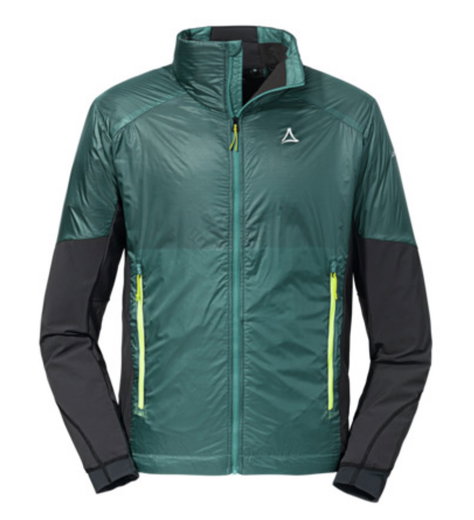 Schöffel Hybridjacke Cima Mede (optimalen Tragekomfort, wasserabweisend) grün/blau Herren