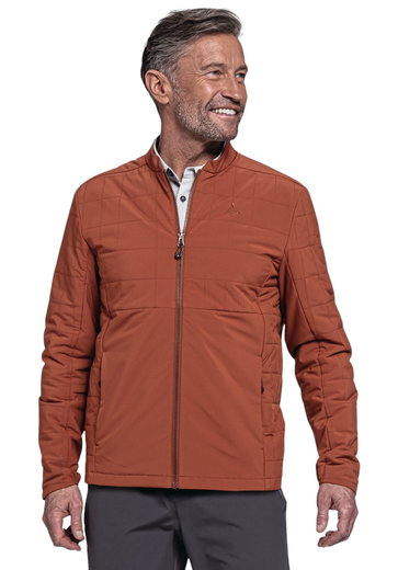 Schöffel Isolationsjacke Bozen (4-Wege-Stretch, winddicht) rot/braun Herren