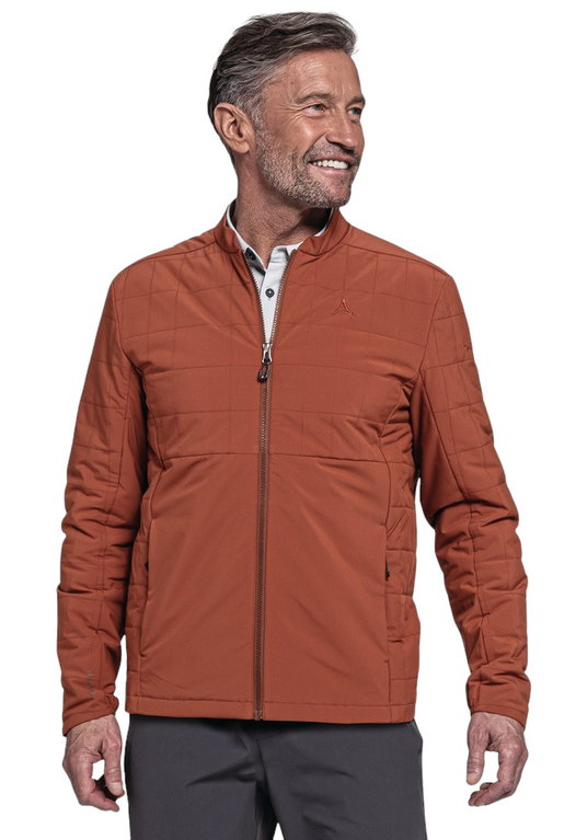 Schöffel Isolationsjacke Bozen (4-Wege-Stretch, winddicht) rot/braun Herren