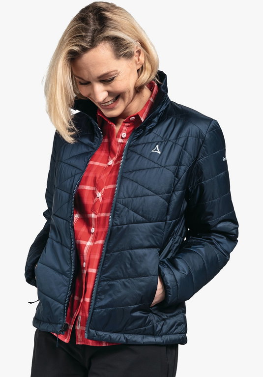 Schöffel Isolationsjacke ZipIn Seewand (wasserabweisend, winddicht) dunkelblau Damen