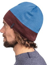 Schöffel Beanie Schattwald Knitted Hat - blue/wine red