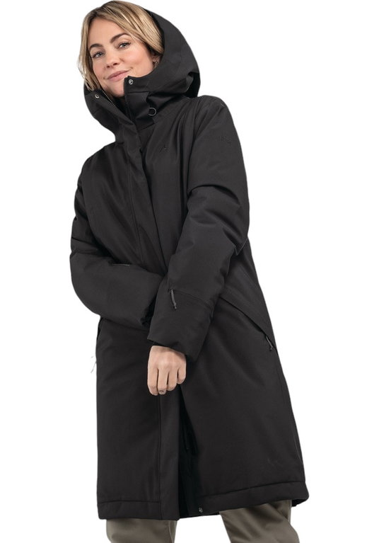 Schöffel Winter Parka Urban Insulated Coat Style Gregale (waterproof, breathable) black Ladies