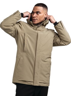 Schöffel Winter Parka Urban Insulated Style Crivat Parka (waterproof, 2-way stretch) nutmeg brown men's
