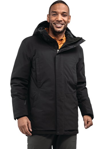 Schöffel Winter-Parka Urban Insulated Style Crivat Parka (wasserdicht, 2-Wege-Stretch) schwarz Herren
