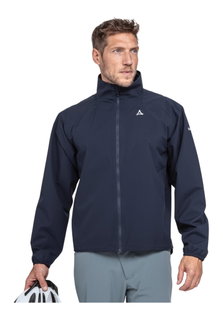 Schöffel Fahrrad-Regenjacke Bike Lurbek MNS (wasserdicht, 2.5 Lagen, leicht) dunkelblau Herren
