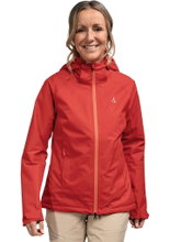 Schöffel Easy XT Rain Jacket (lightweight, waterproof, windproof) red ladies