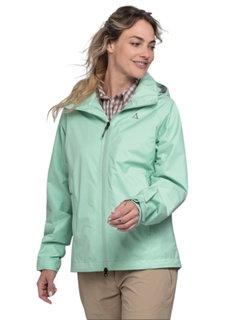 Schöffel Regenjacke Easy XT (leicht, wasserdicht, winddicht) mint/sky Damen