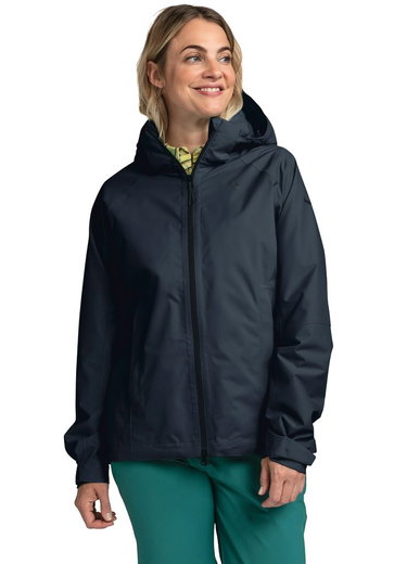 Schöffel Regenjacke Easy XT (leicht, wasserdicht, winddicht) navyblau Damen