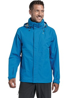 Schöffel Regenjacke Gmund (wasserdicht, winddicht und atmungsaktiv) hellblau Herren