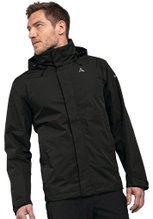 Schöffel Rain Jacket Gmund (waterproof, windproof and breathable) black Men