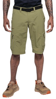Schöffel Reise-Wanderhose Silvaplana2 (UV-Schutz) kurz olivegrün Herren