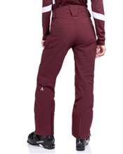 Schöffel Winter-Skihose Weissach Pant (4-Wege-Stretch, wasserdicht, hoher Tragekomfort) weinrot Damen