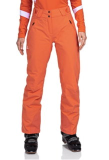 Schöffel Winter Ski Trousers Weissach Pant (4-Way Stretch, Waterproof, High Comfort) Orange Ladies