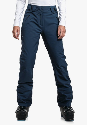 Schöffel Winter-Skihose Weissach Pant (4-Wege-Stretch, wasserdicht, hoher Tragekomfort) dunkelblau Damen