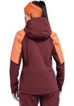 Schöffel Ski Jacket Kals (Softshell Jacket, 3-Layer Gore-Tex, windproof) burgundy Women