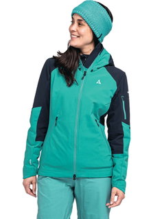 Schöffel Skijacke Kals (Softshelljacke, 3-Lagen Gore-Tex, winddicht) grün Damen