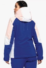 Schöffel Ski Jacket Naladas (thermal insulation, waterproof, with RECCO reflector) dark blue/white/pink Women