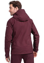 Schöffel Skijacke Pizac 3-Lagen (Hardshelljacke, wasserdicht, winddicht) weinrot Herren