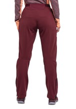 Schöffel Softshell-Wanderhose Rinnen Pant (hohe Atmungsaktivität, elastischer Bund) lang weinrot Damen