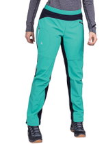 Schöffel Softshell-Wanderhose Rinnen Pant (hohe Atmungsaktivität, elastischer Bund) lang grün Damen