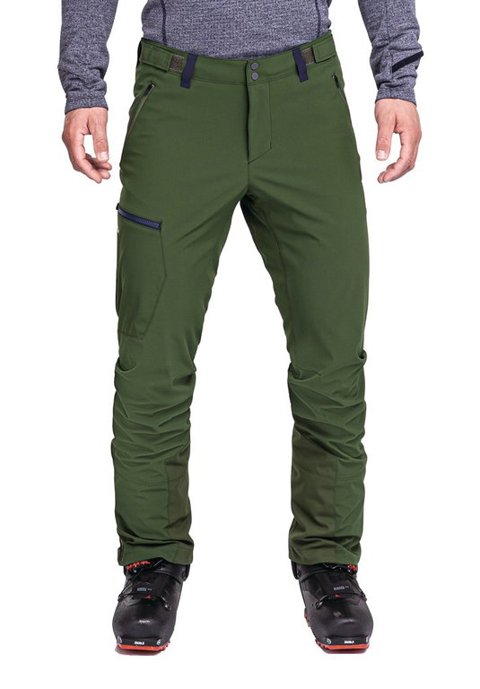 Schöffel Softshellhose Matrei Pant (hohe Atmungsaktivität, elastischer Bund) dunkelgrün Herren