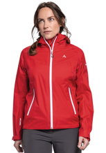 Schöffel Softshelljacke Begoro 3-Lagen (Hardshell, winddicht, wasserdicht) rot Damen