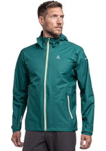 Schöffel Softshell Jacket Begoro 3-Layer (Hardshell, windproof, waterproof) dark green men's
