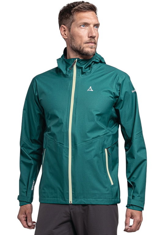 Schöffel Softshelljacke Begoro 3-Lagen (Hardshell, winddicht, wasserdicht) dunkelgrün Herren