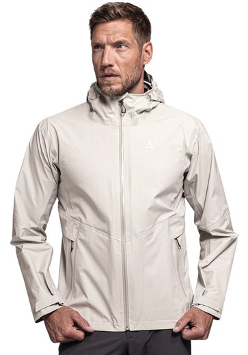 Schöffel Softshelljacke Begoro 3-Lagen (Hardshell, winddicht, wasserdicht) grau Herren