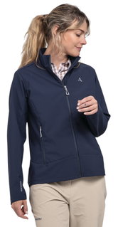 Schöffel Softshelljacke Hiking Style Mirusha WMS (wasserabweisend, atmungsaktiv) navyblau Damen