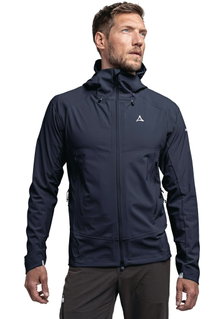 Schöffel Softshell Jacket Mangart - 4D Body Mapping, windproof - dark blue Men