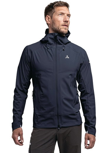 Schöffel Softshelljacke Mangart - 4D Body Mapping, winddicht - dunkelblau Herren