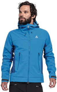 Schöffel Softshelljacke Mountain Style Blaueis MNS (hohe Atmungsaktivität, wasserabweisend) blau Herren