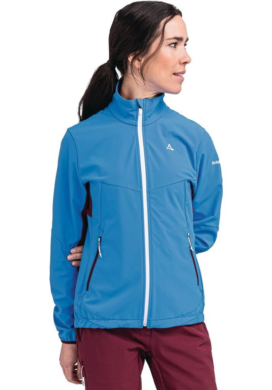 Schöffel Softshelljacke Rinnen (atmungsaktiv, elastisch) blau Damen