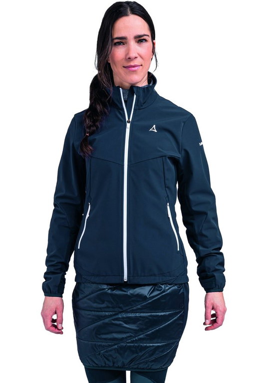 Schöffel Softshelljacke Rinnen (atmungsaktiv, elastisch) dunkelblau Damen