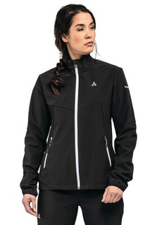 Schöffel Softshelljacke Rinnen (atmungsaktiv, elastisch) schwarz Damen
