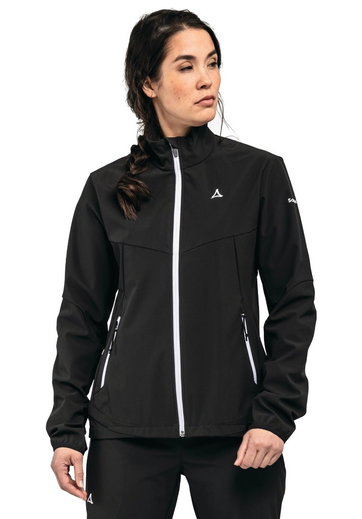 Schöffel Softshelljacke Rinnen (atmungsaktiv, elastisch) schwarz Damen