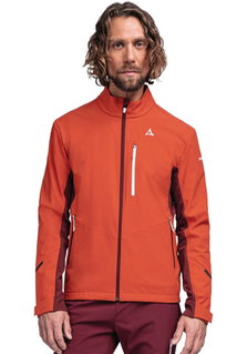 Schöffel Softshelljacke Rinnen (hohe Atmungsaktivität und Feuchtigkeitstransport) orange Herren