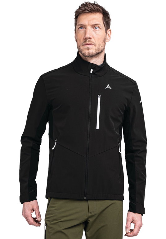 Schöffel Softshelljacke Rinnen (hohe Atmungsaktivität und Feuchtigkeitstransport) schwarz Herren