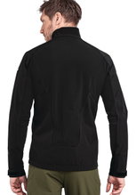Schöffel Softshelljacke Rinnen (hohe Atmungsaktivität und Feuchtigkeitstransport) schwarz Herren
