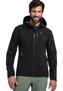 Schöffel Softshelljacke Tonion (winddicht, atmungsaktiv) schwarz Herren