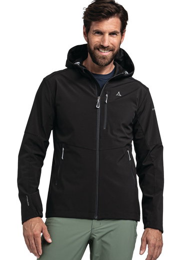 Schöffel Softshell Jacket Tonion (windproof, breathable) black Men