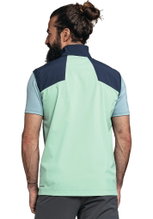 Schöffel Softshellweste Tonion Vest (atmungsaktiv, winddicht) dunkelblau/mint Herren