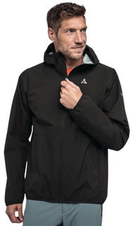 Schöffel Trekking-Wanderjacke Hiking Style Migandi MNS (2.5-Lagen, wasserdicht, atmungsaktiv) schwarz Herren