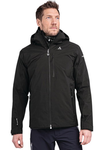 Schöffel Trekking-Wanderjacke Gaschurn (2-Lagen, wasserdicht und atmungsaktiv) schwarz Herren