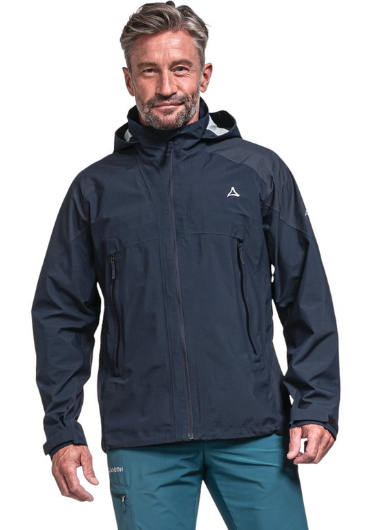Schöffel Trekking-Wanderjacke 2,5-Lagen Triigi (wasserdicht) dunkelblau Herren