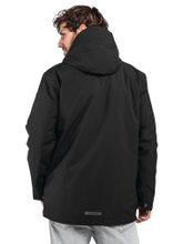 Schöffel Übergangs-Regenjacke Urban 3in1 Parka Style Borkol (wasserdicht, atmungsaktiv) schwarz Herren